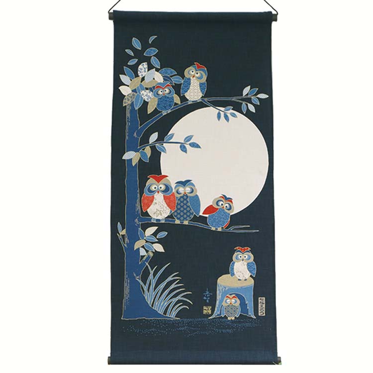 丸全 タペストリー 綿大判タペストリー (紙管セット) 約46×98cm 日本製