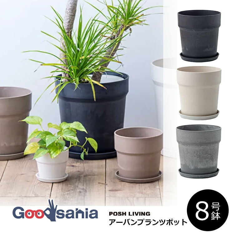 POSH LIVING（ポッシュリビング） 植木鉢 アーバンプランツポット 8号