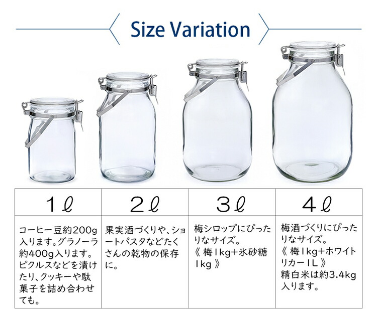 手作り白泥の保存瓶 Amazon｜hakiloft キャニスター 手作り ストライプ ガラス 密閉