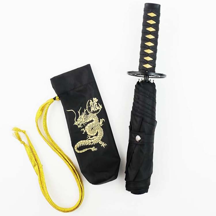 サントス 折りたたみ傘 戦国傘-wakizashi- 傘袋 開傘時:直径約96cm