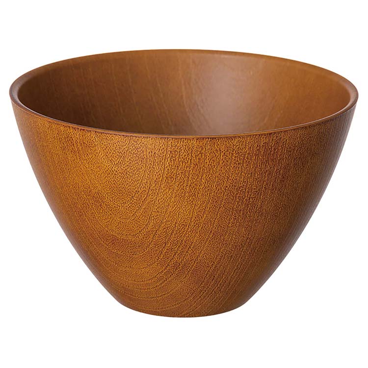 サンライフ 木目 マルチボウル 約510ml 約φ12.8×8cm 日本製 食洗器対応