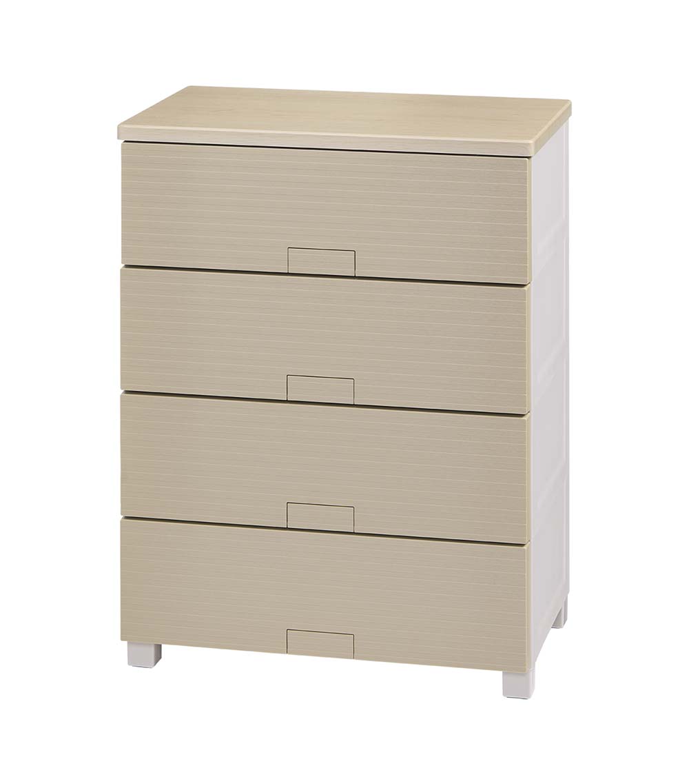 Fits 天馬 チェスト フィッツチェスト ウッド 4段 幅65cm 約65×41×85cm