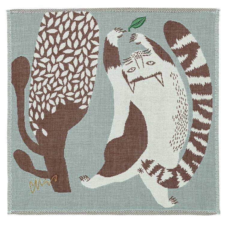 楠橋紋織 ハンカチ moritaMiW 3重ガーゼハンカチ 約25×25cm ワン