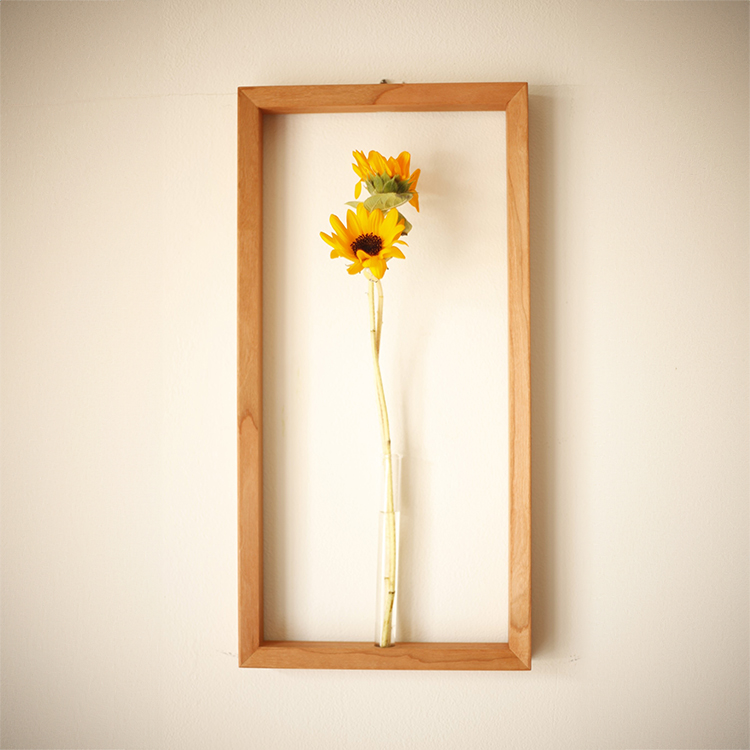 Flat Furniture ギフト用 壁掛け一輪挿し Frame Flower Vase LSサイズ