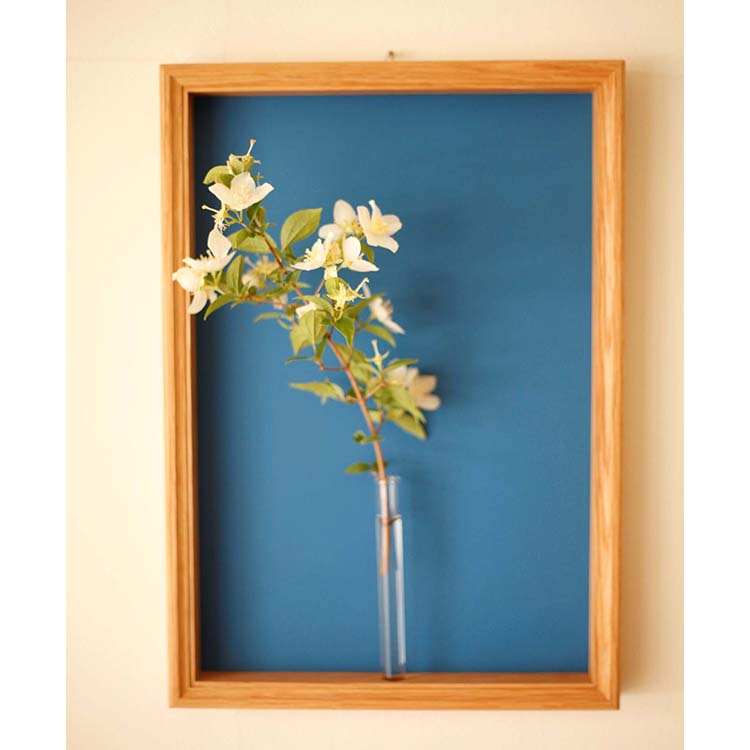 FLAT FURNITURE ギフト用 壁掛け一輪挿し Frame Flower Vase LC 日本製