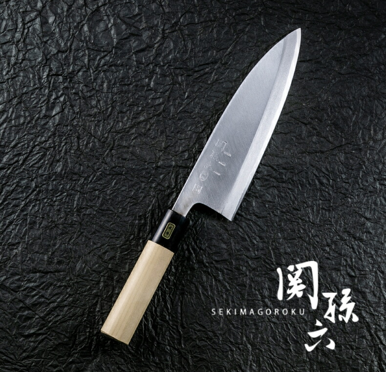 貝印 KAI 包丁 関孫六 金寿 本鋼 出刃 180mm 片刃 右利き 日本製