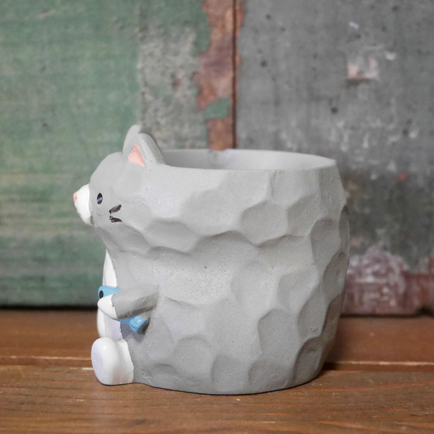ベビープランター ねこちゃん 小物入れ トトロ 小物入れ 価格 新品☆ネコバス プランター トトロ 小物