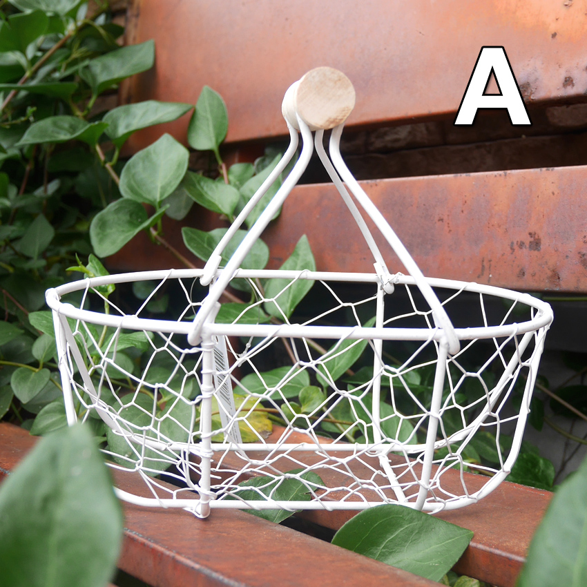ワイヤーバスケット Sサイズ ガーデン ガーデニング 園芸 植物