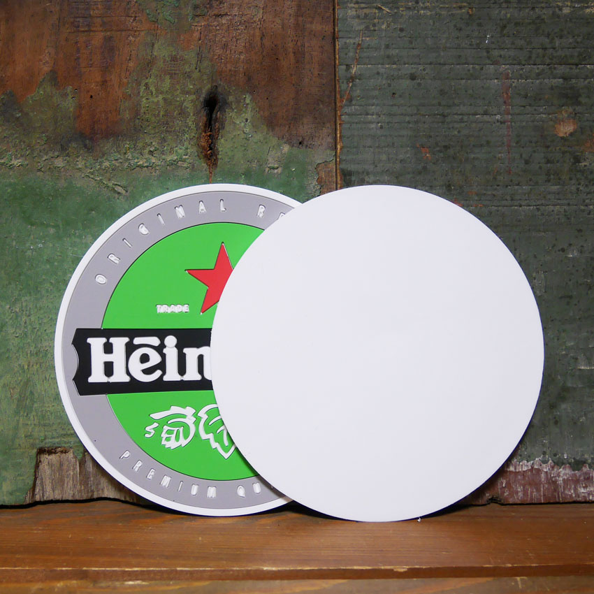 ハイネケン ラバーコースター 2枚セット Heineken : アメリカン雑貨の