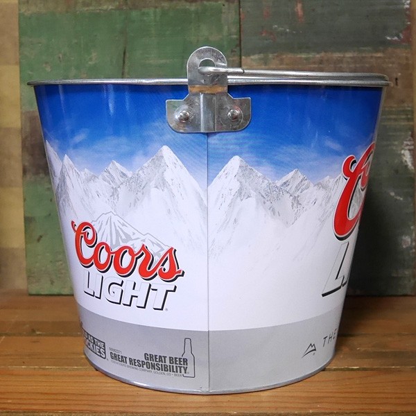Coors LIGHT ティンバケツ ワインクーラー クアーズ : アメリカン雑貨