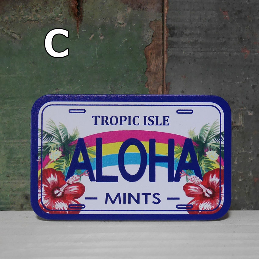 アロハ ミニマルチフリー缶 Aloha ハワイアン 収納 小物入れ