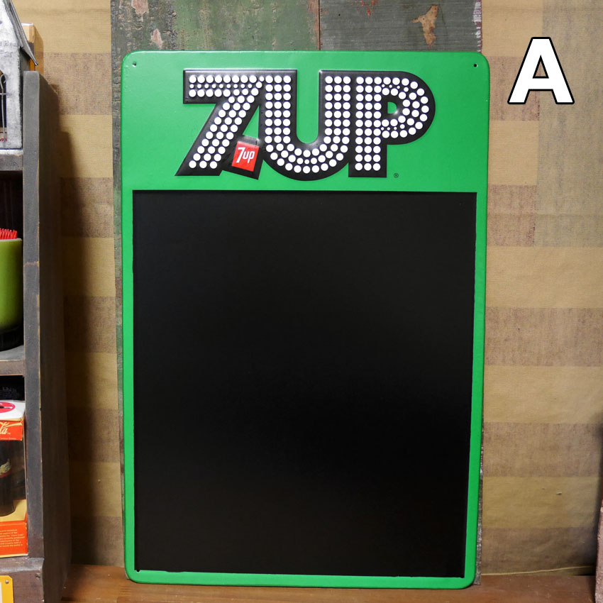 アメリカン チョークボード 7UP ブラックボード 黒板 セブン