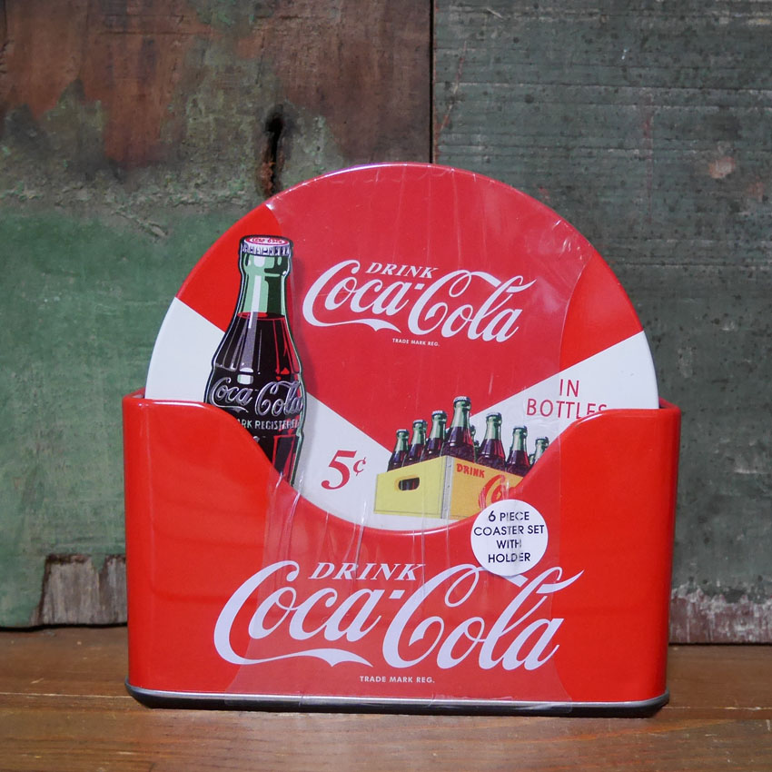 コカ・コーラ コースター 6枚セット Coca-Cola アメリカン雑貨