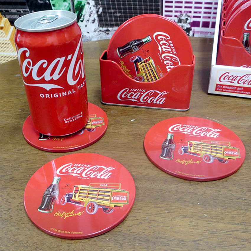 Coca Cola（コカコーラ） コースター 6枚セット Ver.3 Coca-Cola