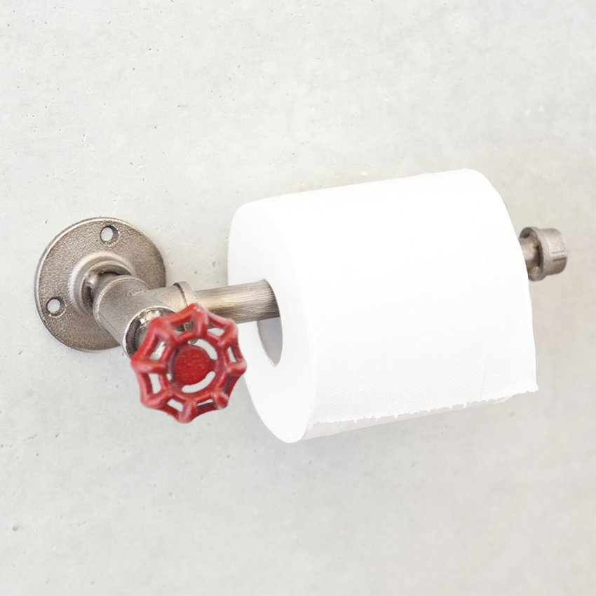 インダストリアルメタル トイレットペーパーホルダー 水道管