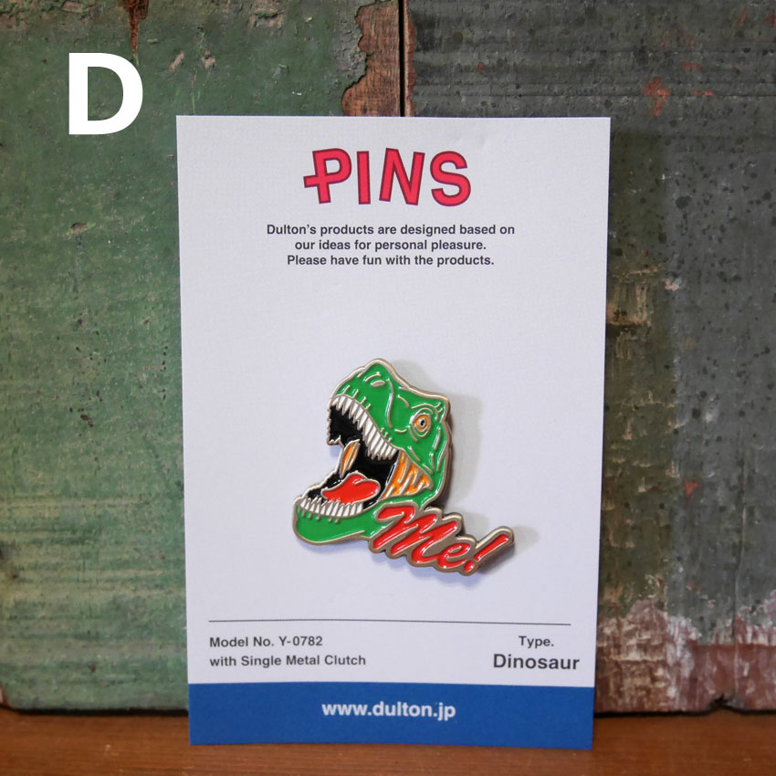 DULTON（ダルトン） ピンズ DULTON PINS ピンバッジ dinosaur 恐竜