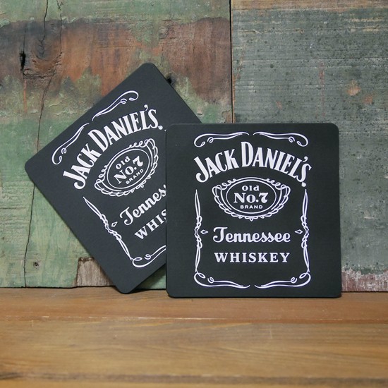 ジャックダニエル ラバーコースター 2枚セット Jack Daniel's