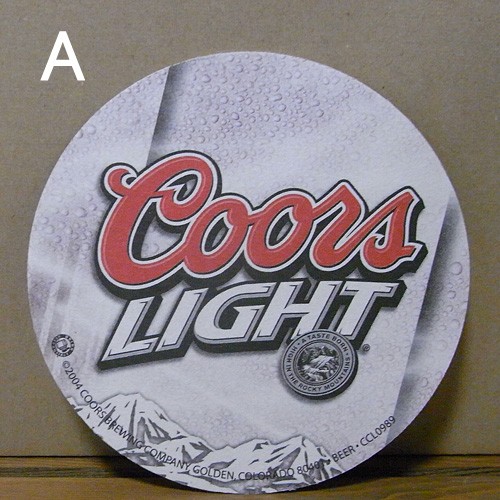 ペーパーコースター 10Pセット Coors Light クアーズライト Miller