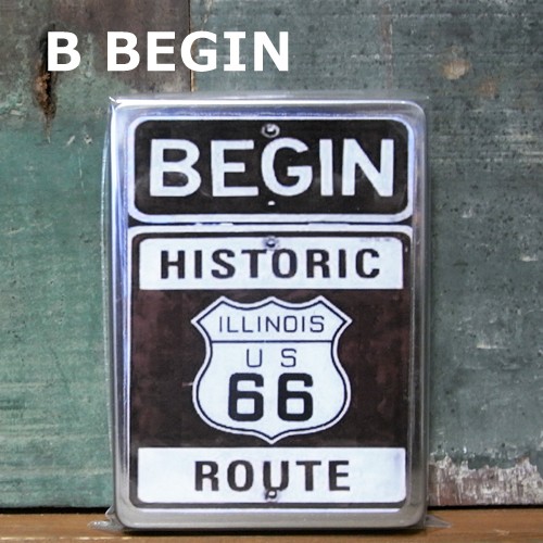 ルート66 マルチフリー缶 アメリカン ステンレスケース 収納 小物入れ