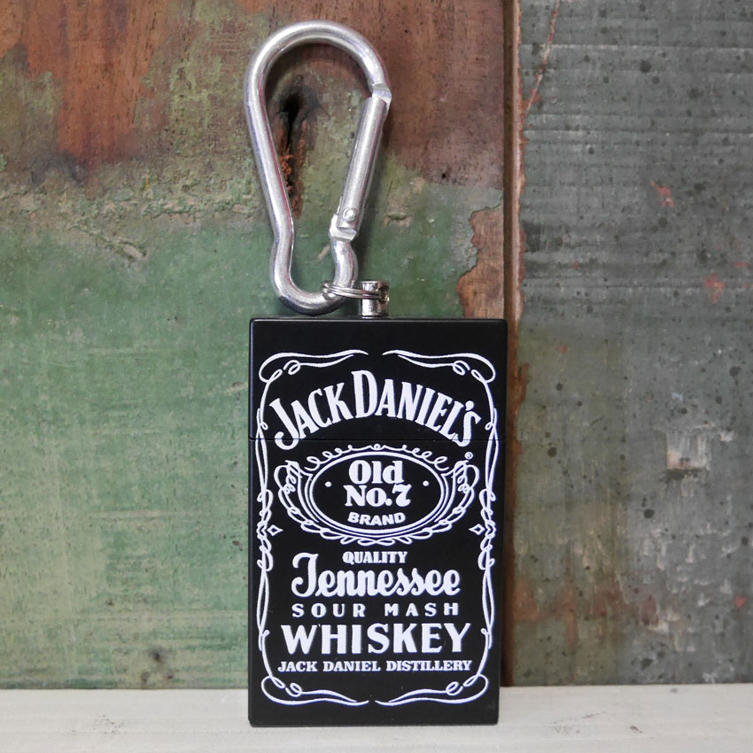 タバコ 箱型 携帯灰皿 キーホルダー 灰皿 ジャックダニエル マルボロ