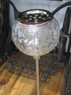 スタンド灰皿 レトロ ガラス灰皿 アメリカン雑貨 : アメリカン雑貨の