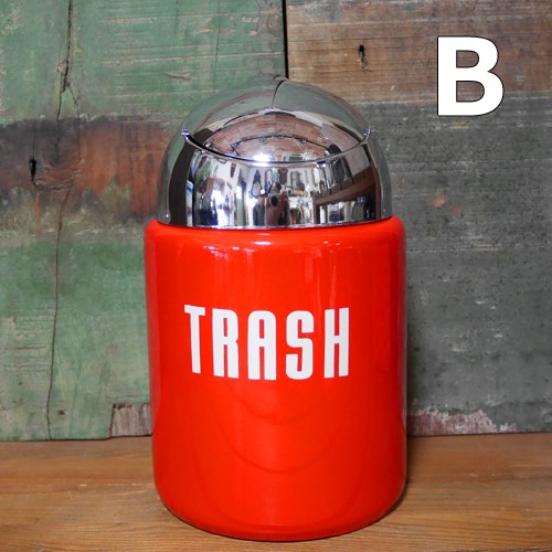 TRASH 灰皿 卓上 トラッシュボックス灰皿 卓上灰皿 : アメリカン雑貨の