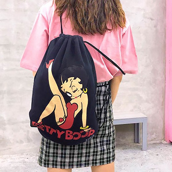 ベティーブープ スウェットバッグ BETTY BOOP SWEAT KNAP SACK BAG