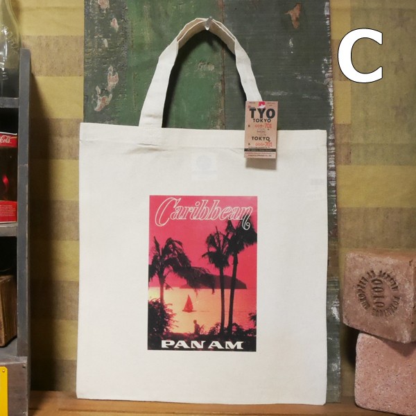 PANAM CLIPPER トートバッグ 0872 2colors パンナム トートバッグ 手さげカバン PANAM COTTONBAG