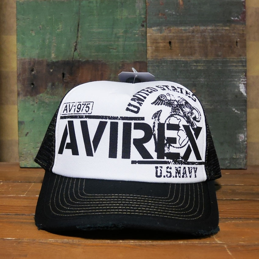 AVIREX 帽子 NAVY SEALS MESH CAP メッシュキャップ