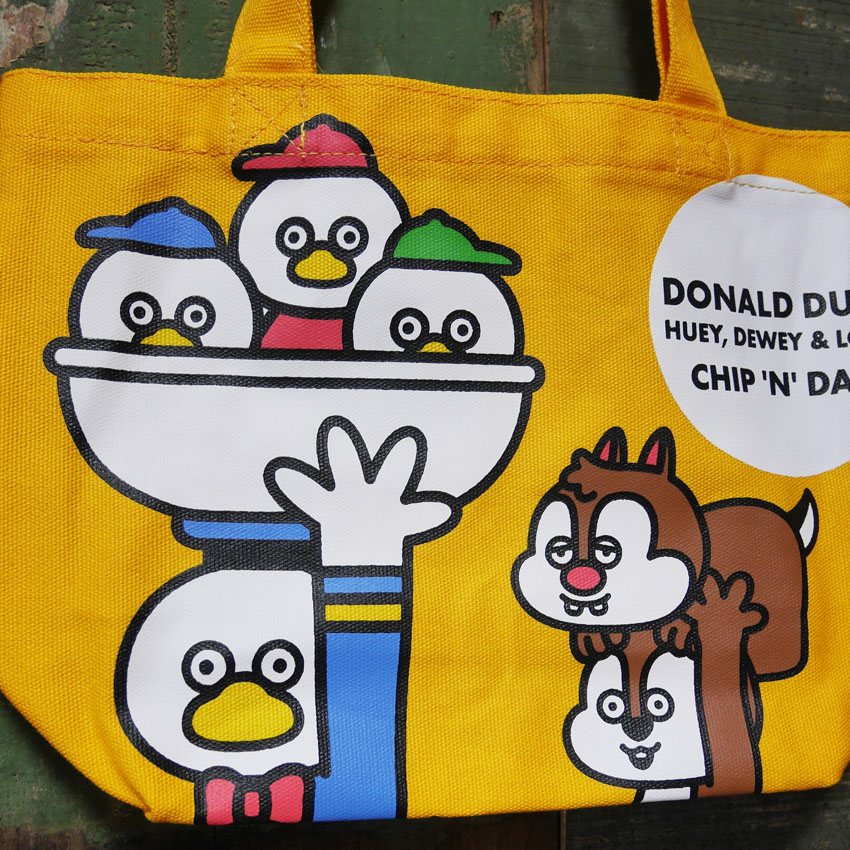 Disney（ディズニー） ドナルドダック カラーマチ付きバッグ イエロー