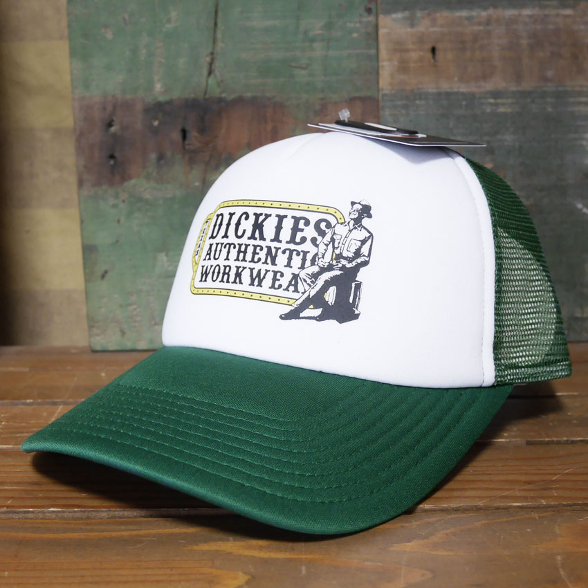Dickies（ディッキーズ） DK EX SIGN BOARD MESH CAP グリーン 帽子