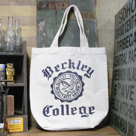 Vintage college totebag トートバッグ new-york-university-collegiate