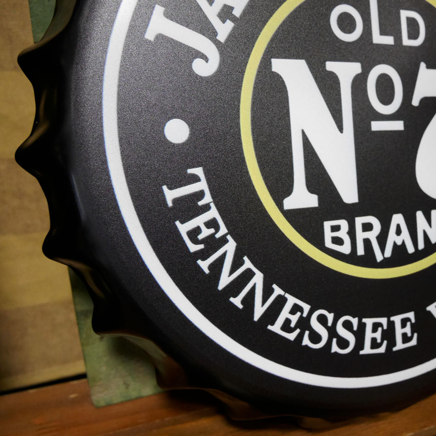 ジャックダニエル 王冠型 ブリキ看板 Jack Daniel's インテリア メタル