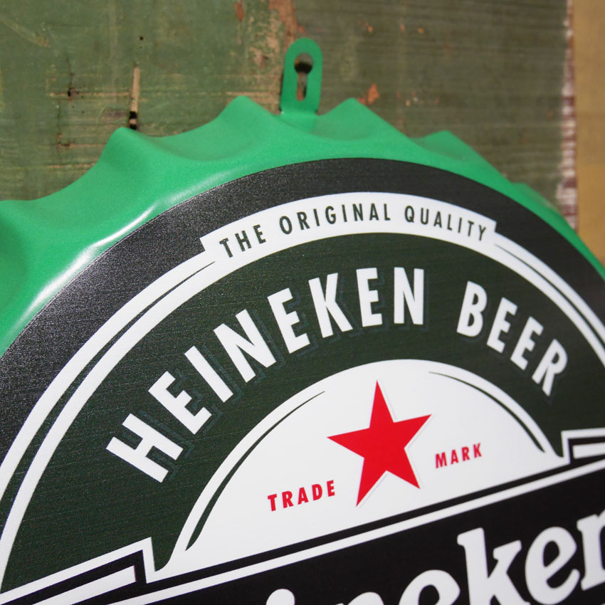 ハイネケン ボトルキャップサイン Heineken インテリア 王冠サイン
