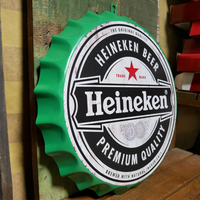 ハイネケン ボトルキャップサイン オールドタイプ Heineken インテリア