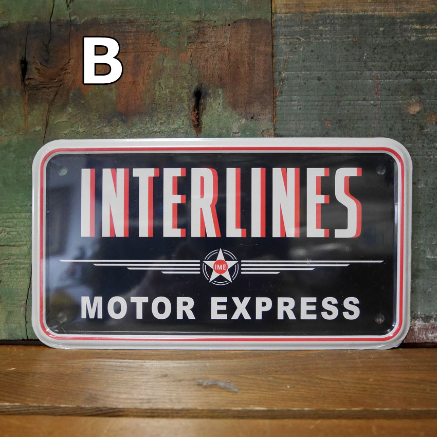 バイクタグ プレート ブリキ看板 ナンバープレート インテリア