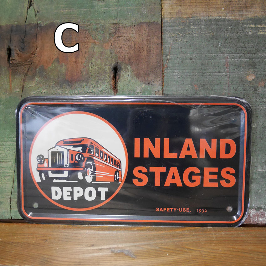 バイクタグ プレート ブリキ看板 ナンバープレート インテリア