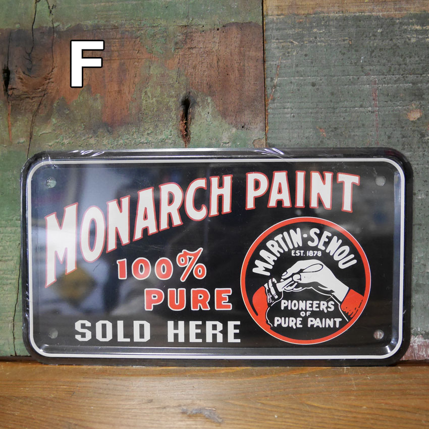 バイクタグ プレート ブリキ看板 ナンバープレート インテリア