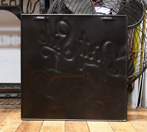 ブリキ看板 エンボス スクエアプレート dirty side アメリカン雑貨