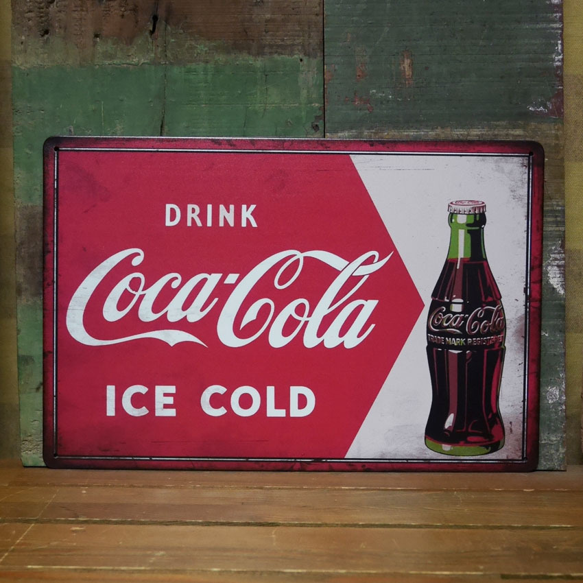Coca Cola コカコーラ アメリカンサインボード Coca-Cola