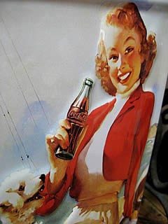 Coca Cola ブリキ看板 コカコーラ インテリア メタルサイン