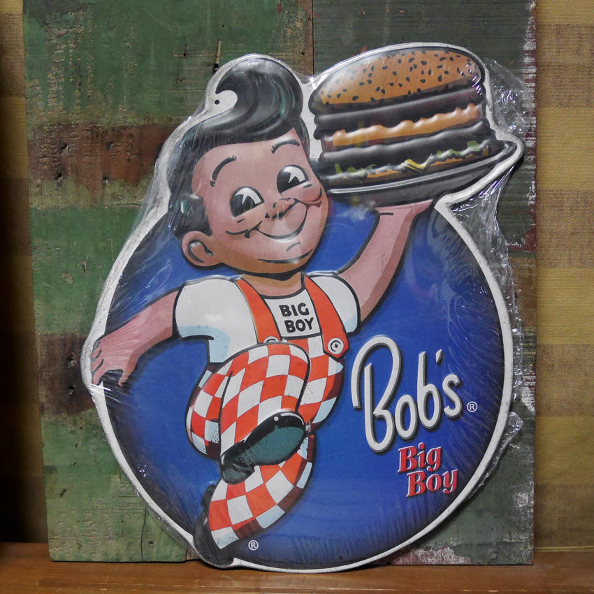 ビッグボーイ エンボスサイン看板 embossed SIGN BIGBOY ブリキ看板