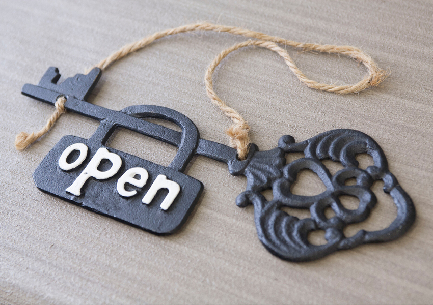 コベントアイアン OPEN & CLOSED 鍵 Covent Iron : アメリカン雑貨の
