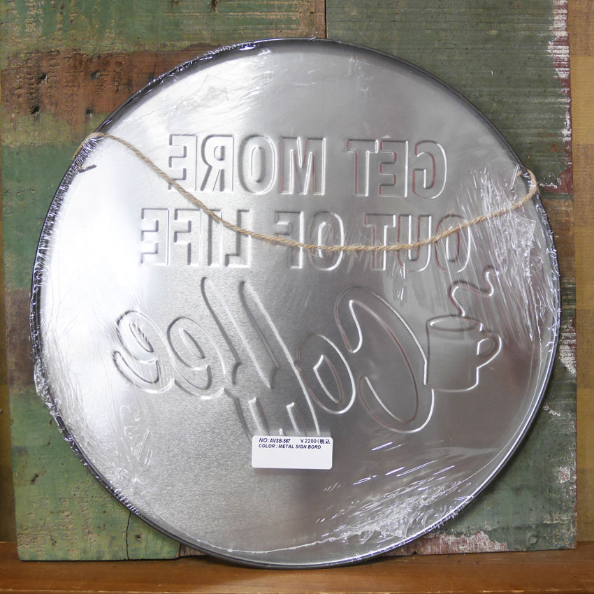 COFFEE アメリカンサインボード インテリア コーヒー カフェ ブリキ