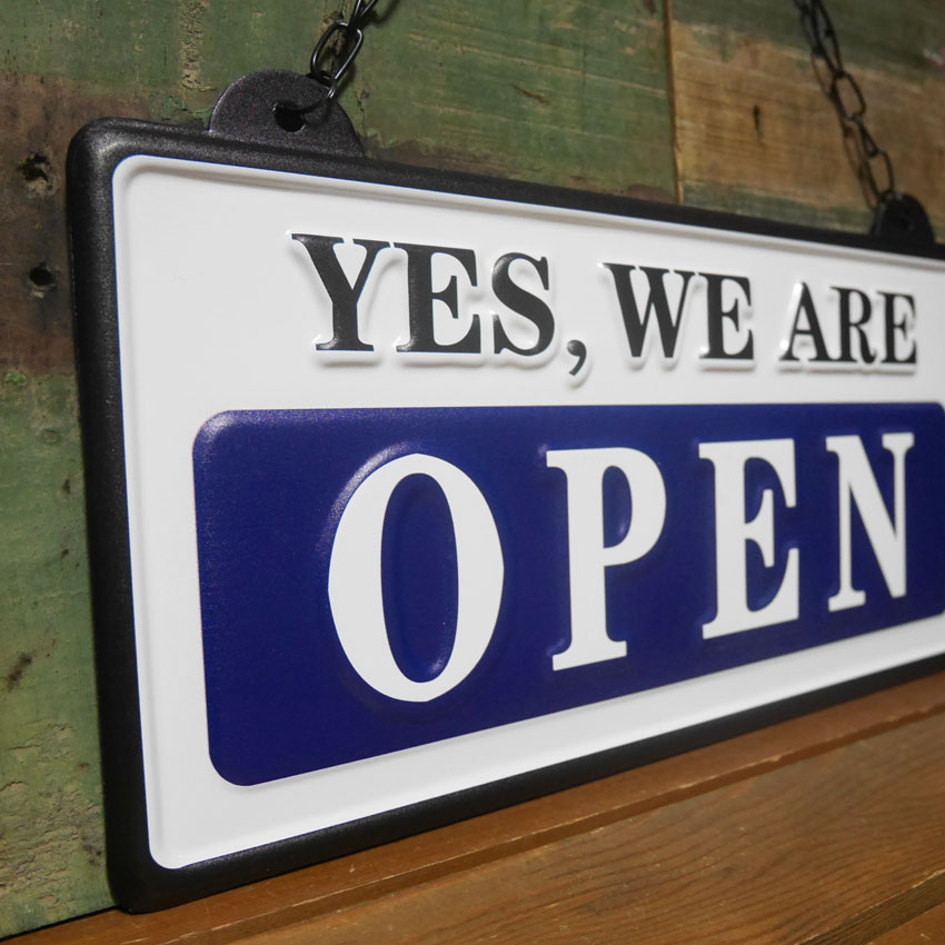 アメリカンクラシック リバーシブル オープンクローズ看板 OPEN CLOSED