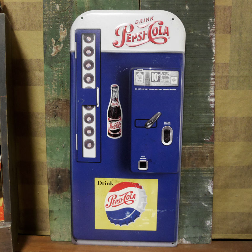 ダイカットエンボスメタルサイン PEPSI COLA VENDING MACHINE ペプシコーラ ベンディングマシーン ブリキ看板 :  bk-pc-36 : アメリカン雑貨のグッズファーム - 通販 - Yahoo!ショッピング