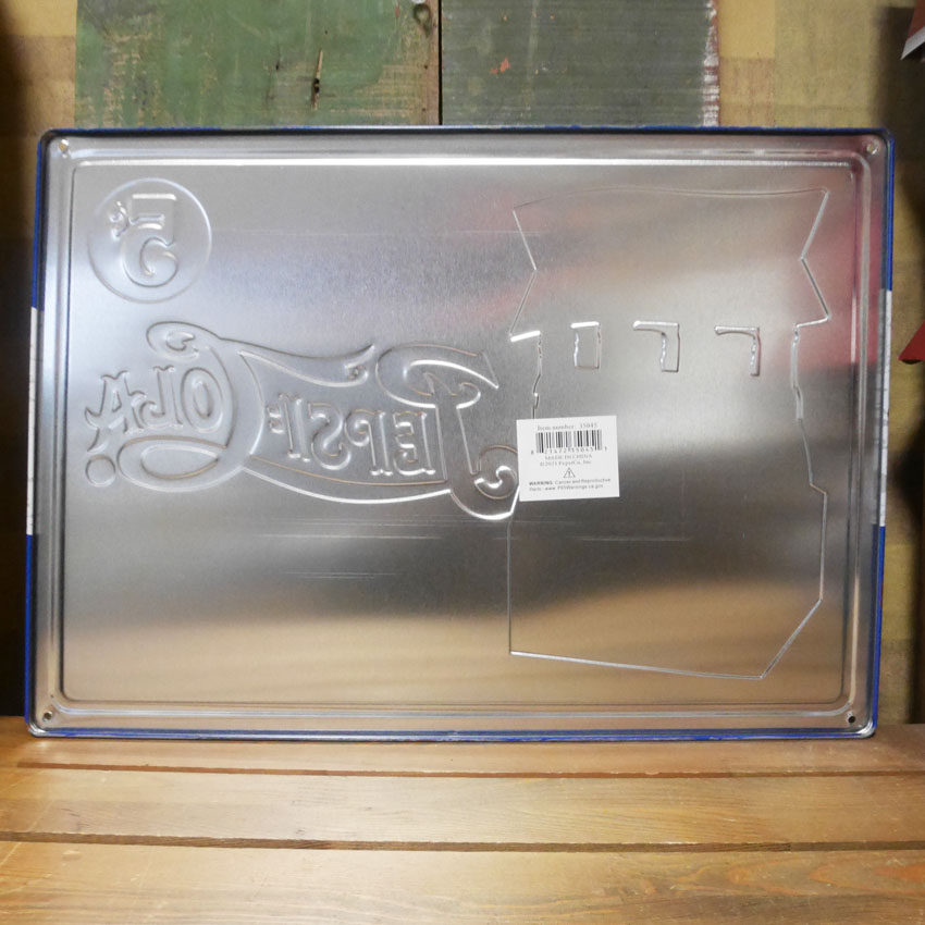 PEPSI エンボス メタルサイン COLA TAKE HOME A CARTON ペプシ