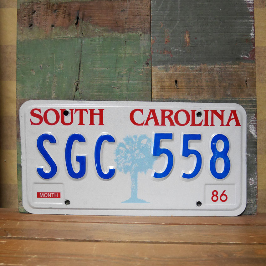ミニナンバープレート　サウスキャロライナ SOUTH CAROLINA アメリカン ユーズドナンバープレート サウス