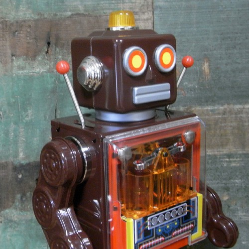 ピストンロボット ブリキのおもちゃ ブリキの電動ロボット