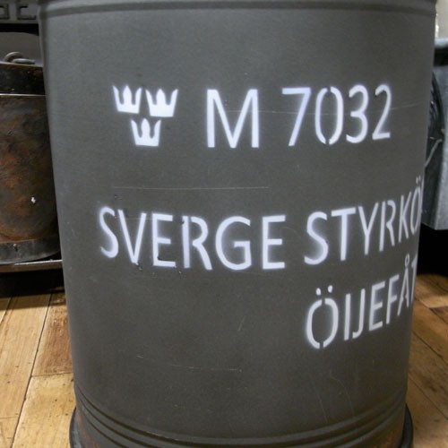 スウェーデン軍式 ドラム缶チェア 収納ボックス スツール 椅子